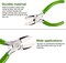 2 Pieces Jewelry Making Tool Bail Making Pliers 6 in 1 Jewelry Pliers Wire Bending Pliers for Beading Looping Shaping Wire DIY Crafts